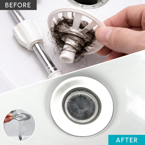 【洗面台の詰まり対策】ヘアキャッチャー｜髪の毛・ゴミをしっかりキャッチ・掃除が簡単