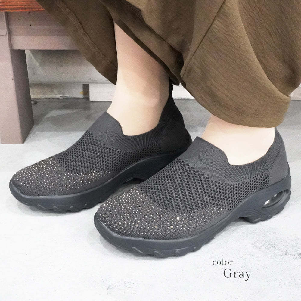 レディースニットスニーカー