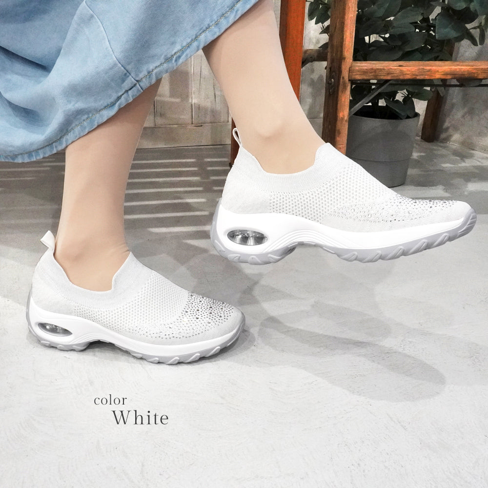 レディースニットスニーカー