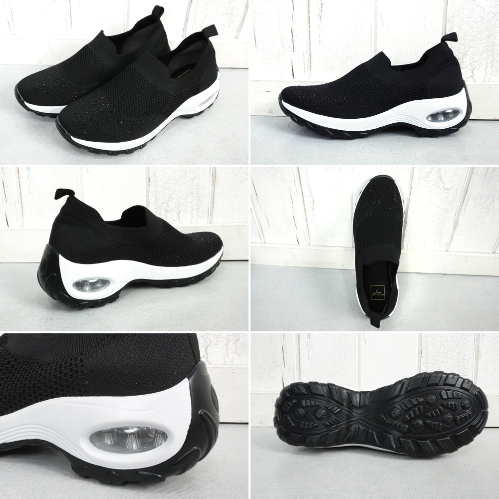 レディースニットスニーカー