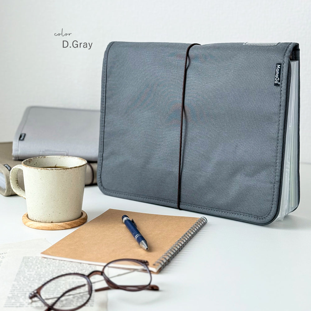 じゃばら式 ドキュメントファイル｜大容量・多ポケット・書類整理ケース・持ち運び便利