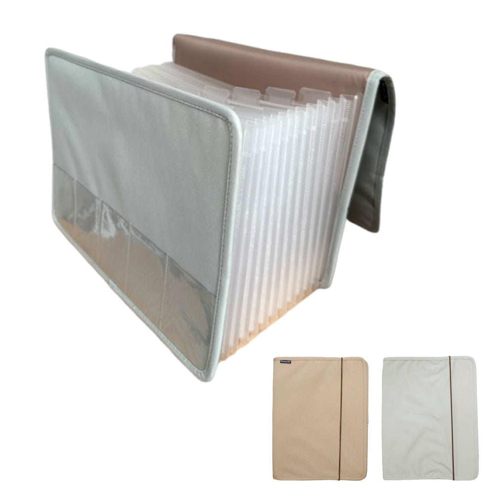 じゃばら式 ドキュメントファイル｜大容量・多ポケット・書類整理ケース・持ち運び便利