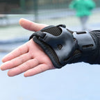 プロテクター キッズ 6点セット 肘 膝 手首 子供 小学生 ジュニア プロテクターセット メッシュ収納袋付き キッズサポーター