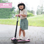 キックボード 子供用 3輪 光る 折りたたみ式 高さ調整可能 軽量 安全設計 キッズスクーター