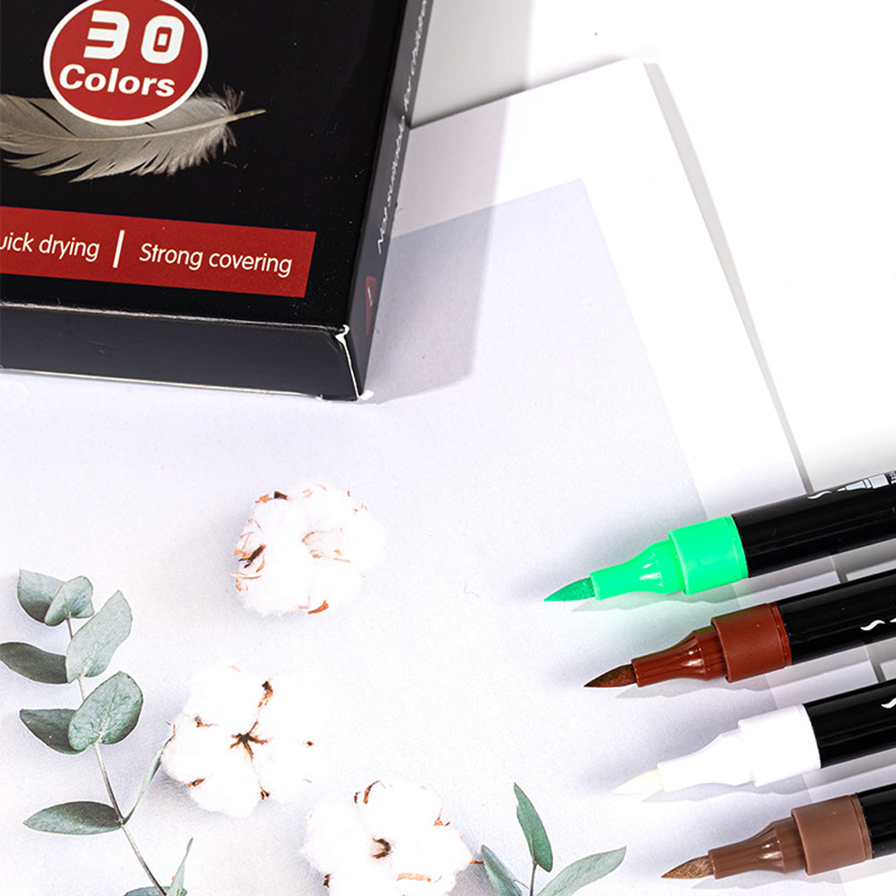 30色セットアクリルマーカーペン