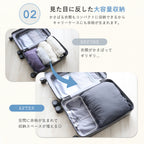 旅行圧縮トラベルポーチ 3点セット