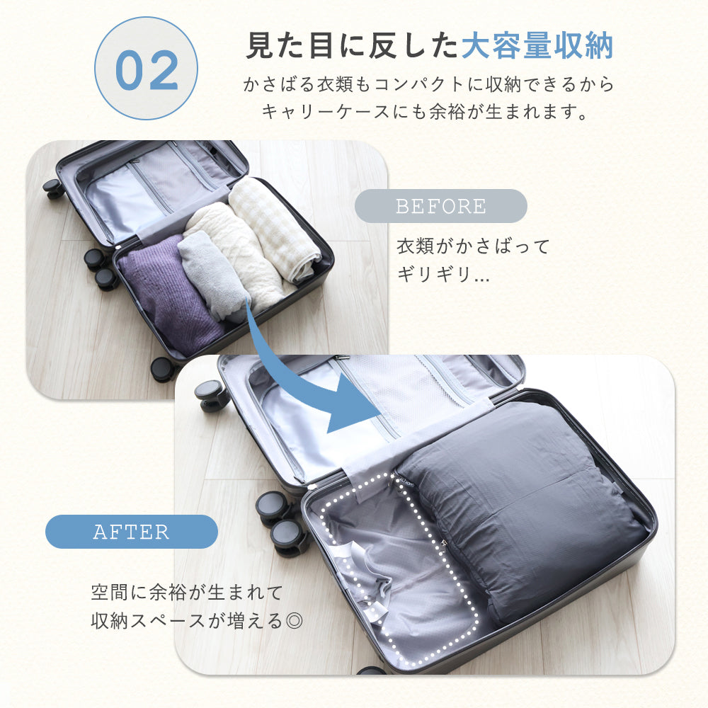 旅行圧縮トラベルポーチ 3点セット
