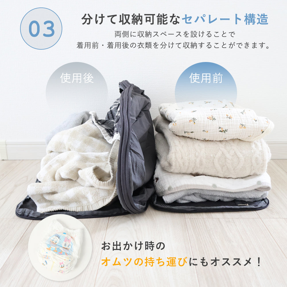 旅行圧縮トラベルポーチ 3点セット