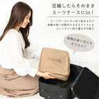 吊り下げ 圧縮トラベルポーチ